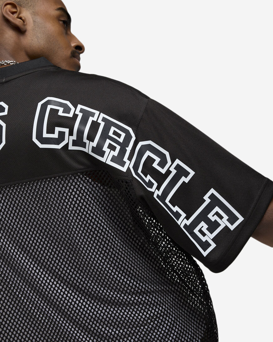 Shop Hudson Winner Circle Cropped Mesh Tee E1134566-BLK