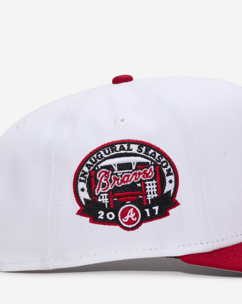 9Fifty Atlanta Braves Fire Red A-Frame Snapback Hat