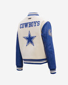 Dallas Cowboys Retro Classic Rib Wool Varsity Jacket