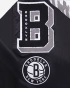 PRO STANDARD Brooklyn Nets Mash Up Rib Satin Jacket BBN6515680-BGY Black 4