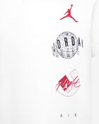 Jordan Little Kids' Air Globe Tee 85D121-001 White 2