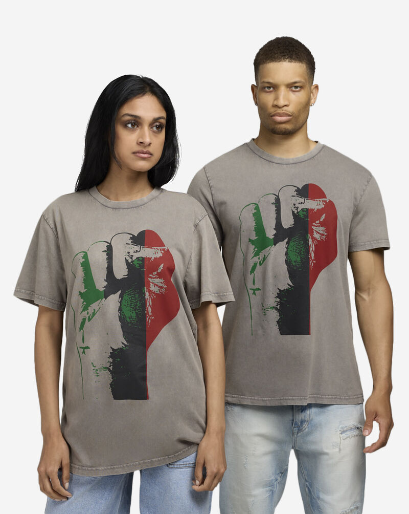 Mister Tee Justice Fist Tee MTUS454A-US-02726 Grey 1