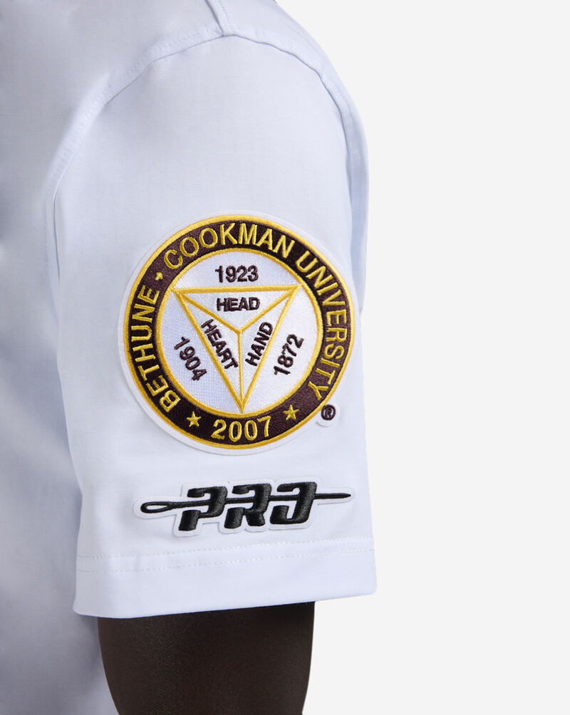PRO STANDARD PRO-STANDARD-M-APP-BETHUNE-COOKMAN-UNIVERSITY-CLASSIC-STACKED-LOGO-TEE CBC170839-WHT White 3