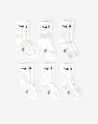 Nike 6-Pack NSW Basic Crew Socks (5-7) UN0019-001 White 1
