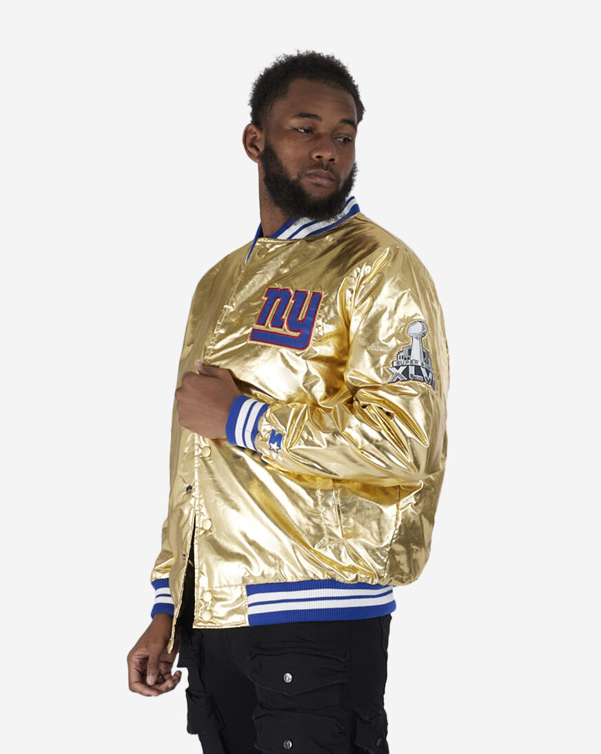 New york giants satin jacket sales