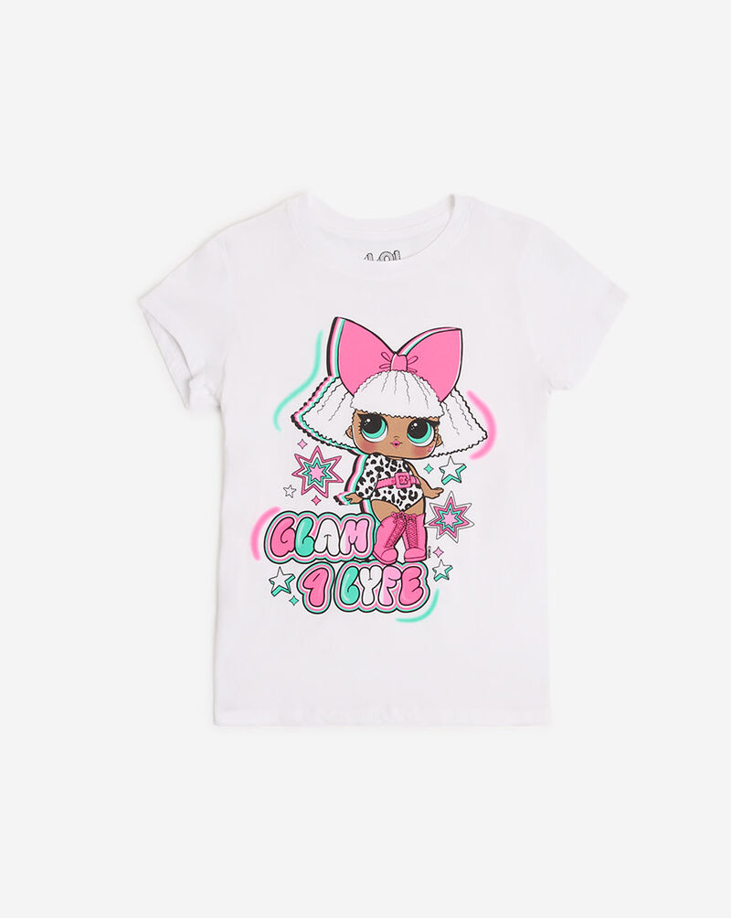 Graphic Tees Kids' Glam 4 Lyfe Tee LOP001ABGNS White 1