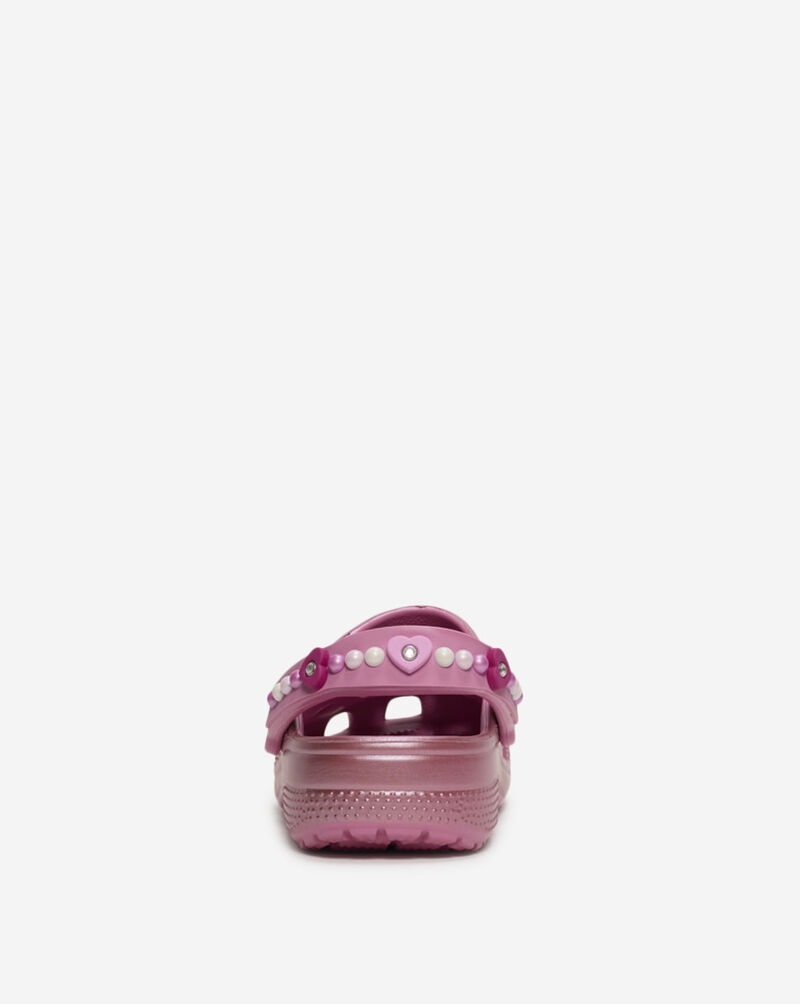 Crocs Grade School Classic Clog 214404-1BEJ Pink 5