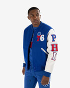 Pro Standard Philadelphia 76ers Logo Varsity Jacket BP7651670 Blue 2
