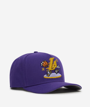 9Fifty Los Angeles Lakers Cartoon A-Frame Snapback Hat