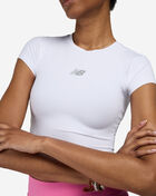New Balance Harmony Fitted Performance Tee WT61O2GJ-WT White 3