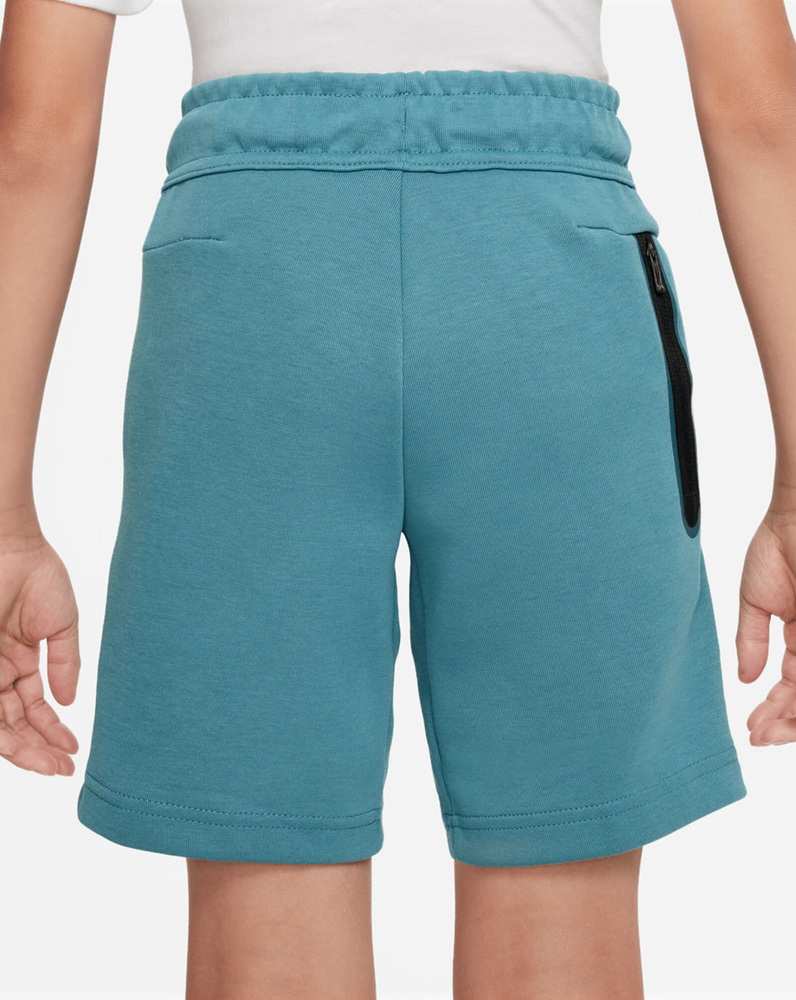 blue nike tech shorts