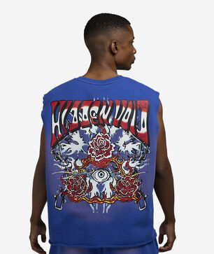 Printed Terry Muscle Tank