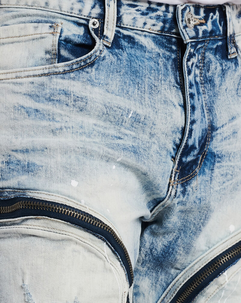 Shop Decibel Advanced Skinny Jeans PJ22005DBL blue SNIPES USA