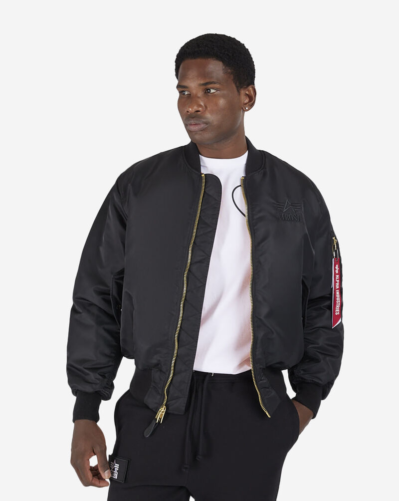 Shop J-Frost x Alpha Industries Reversible Nylon Bomber CJJ53500C1-BLK ...