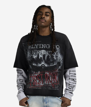 Flying To Infinity Long Sleeve Tee