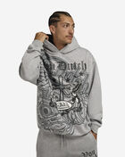 Von Dutch Printed Cross Hoodie 4VND2A5473-GRY Grey 1