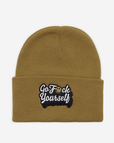 Go F Yourself Wheat Cuff Beanie