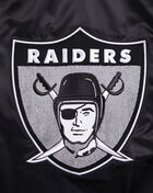 PRO STANDARD Las Vegas Raiders Retro Classic Rib Satin Jacket FOR643570-BGY Black 2