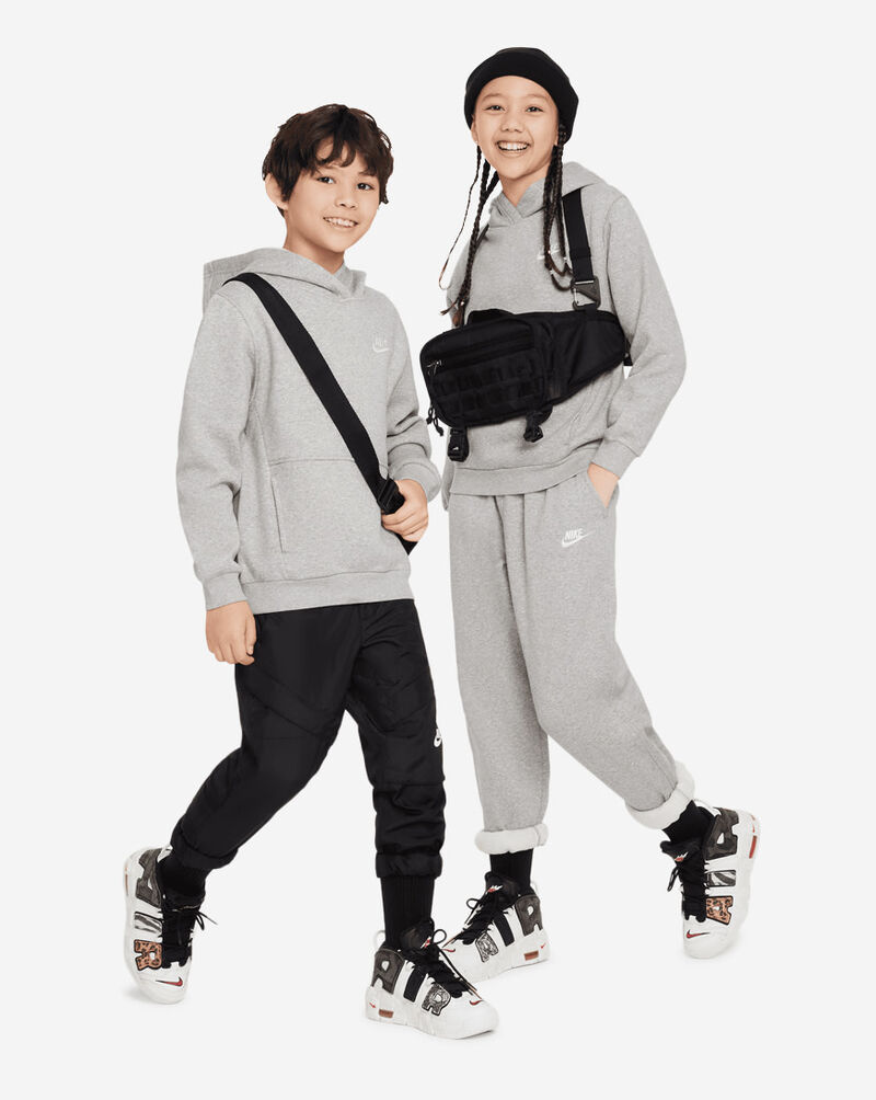 Nike Big Kids' NSW Club Fleece Hoodie FD3000-063 Grey 4