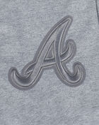 PRO STANDARD Atlanta Braves Neutral Drop Shoulder Tee  LAB137001-DHG Grey 4