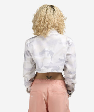 Cropped Nylon Jacket
