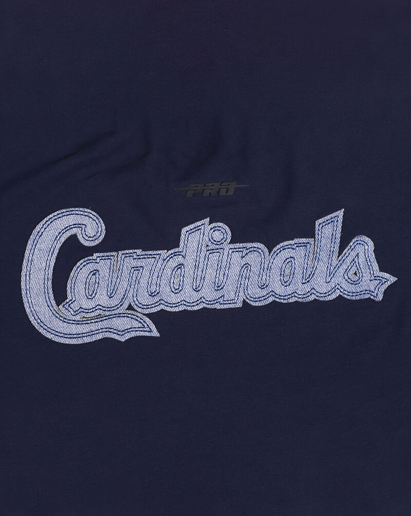 PRO STANDARD St. Louis Cardinals Varsity Blues Boxy Tee LSCA39002-MDN Blue 4