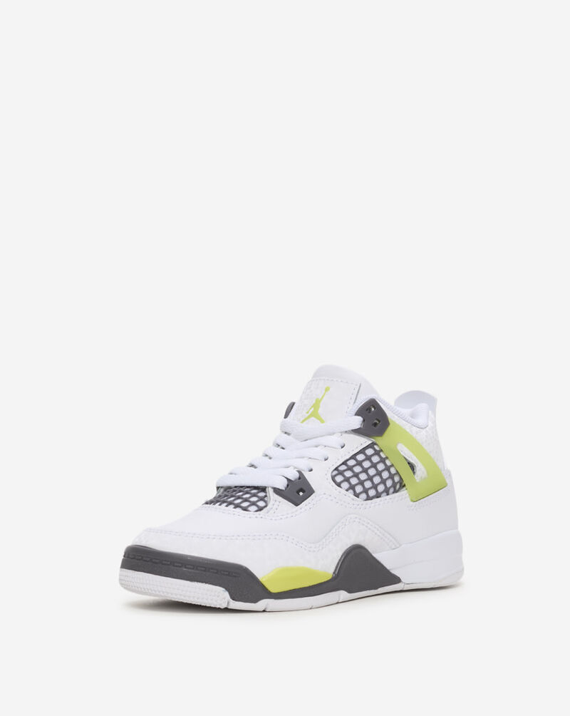Jordan Little Kids' Air Jordan 4 Retro HJ5991-100 White 2