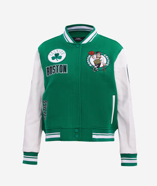 Boston Celtics Retro Classic Rib Wool Varsity Jacket