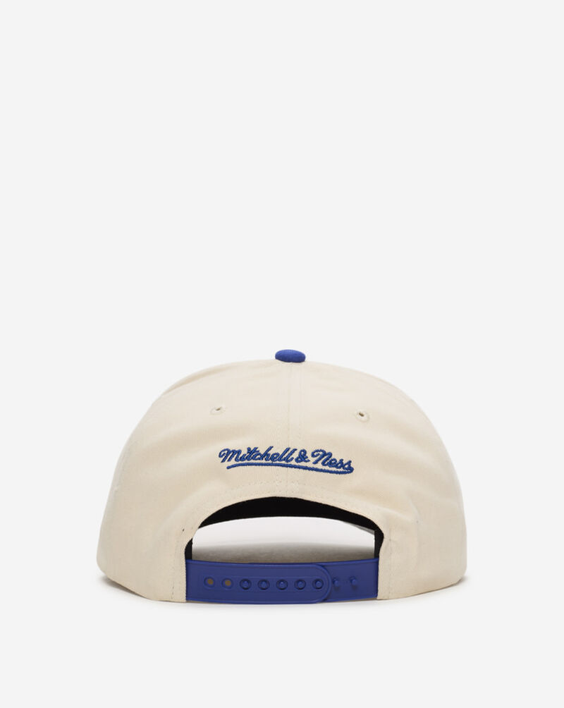 Mitchell  Ness Los Angeles Dodgers Pro Pinch Old English Fit Snapback Hat HP14499-LADCRRY cream 3