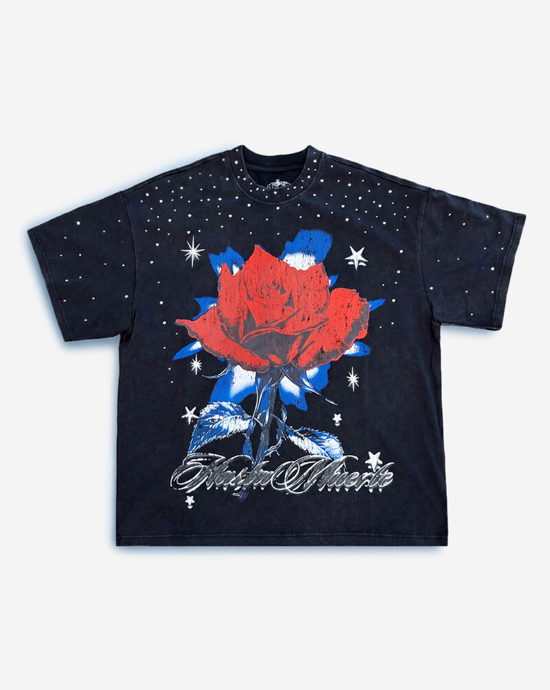 Hasta Muerte Roses Tee HM-ROSERTS-TEE-BLACK Black 1