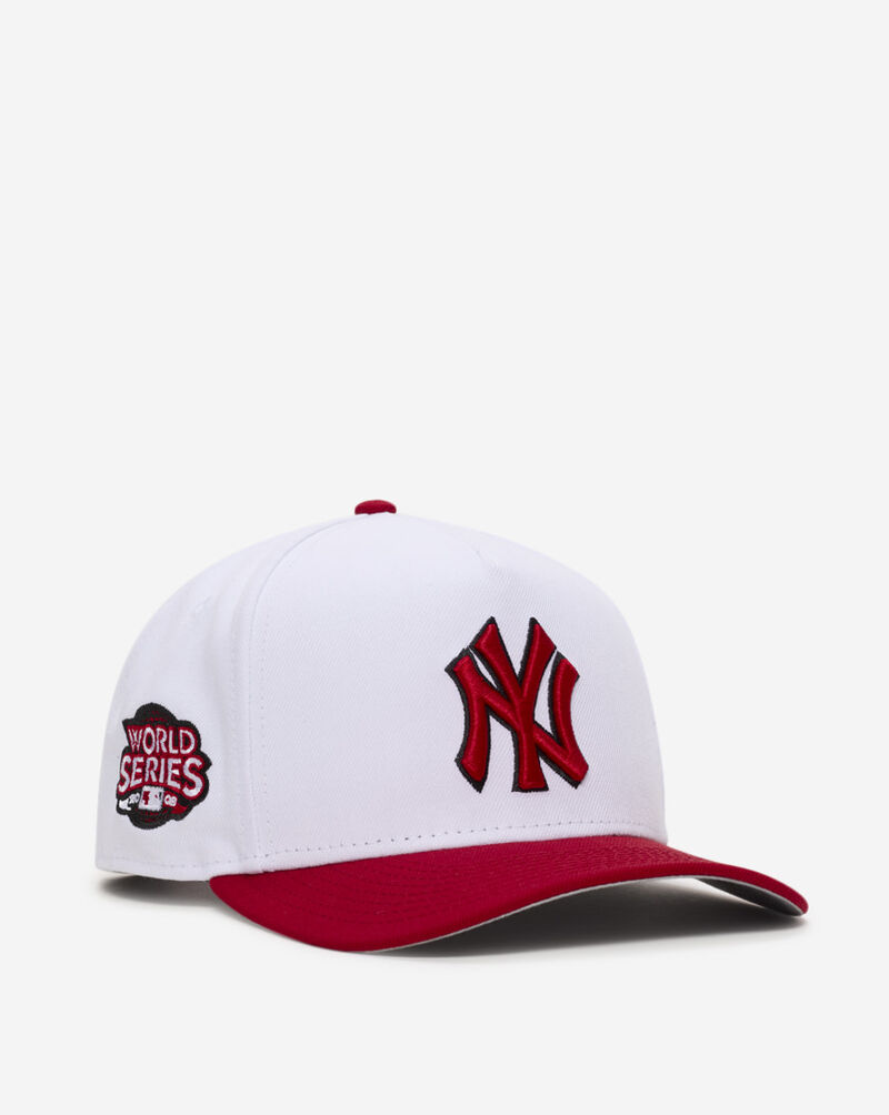 New Era 9Fifty New York Yankees Fire Red A-Frame Snapback Hat 70946464 White 1