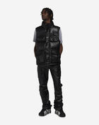 Vegan Leather Puffer Vest