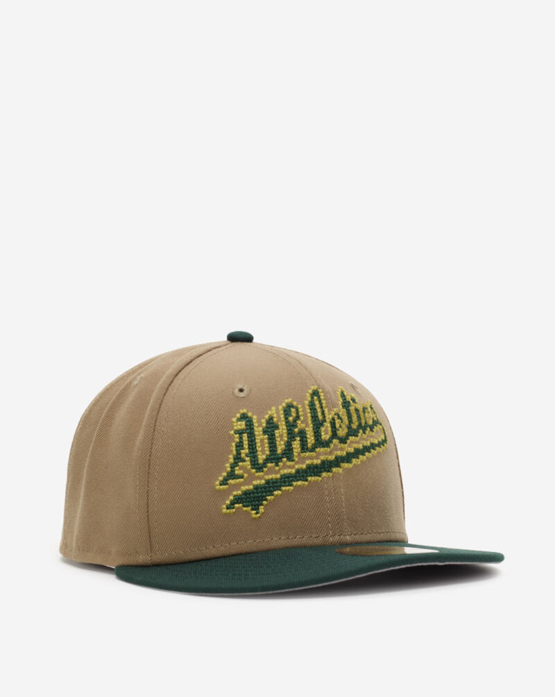 59Fifty Oakland Athletics 8bit Wordmark Fitted Hat