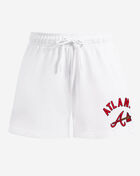 PRO STANDARD Atlanta Braves Classic Fleece Short LABF37206-WHT White 1