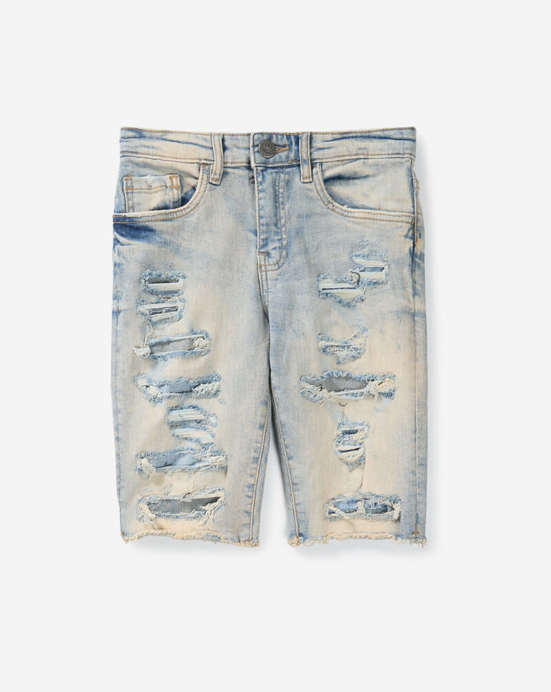 Jordan Craig Kids' Distressed Shorts (8-16) J333SB-ANTIQUE Blue 1