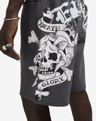 Ed Hardy Skull Fleece Shorts EHM8100-17-CHA Grey 3