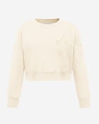 PRO STANDARD Big Girls' Atlanta Braves Neutral Fleece Crewneck LABBC314991-EGG cream 1