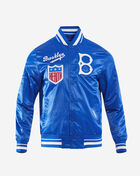 Brooklyn Dodgers Retro Classic Rib Satin Jacket