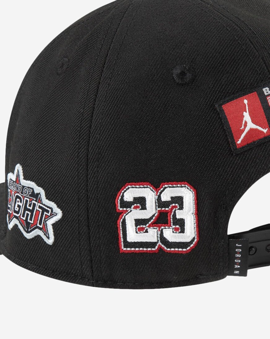 Shop Jordan Big Kids' Patch Pack Cap 9A0835-KR5 black | SNIPES USA
