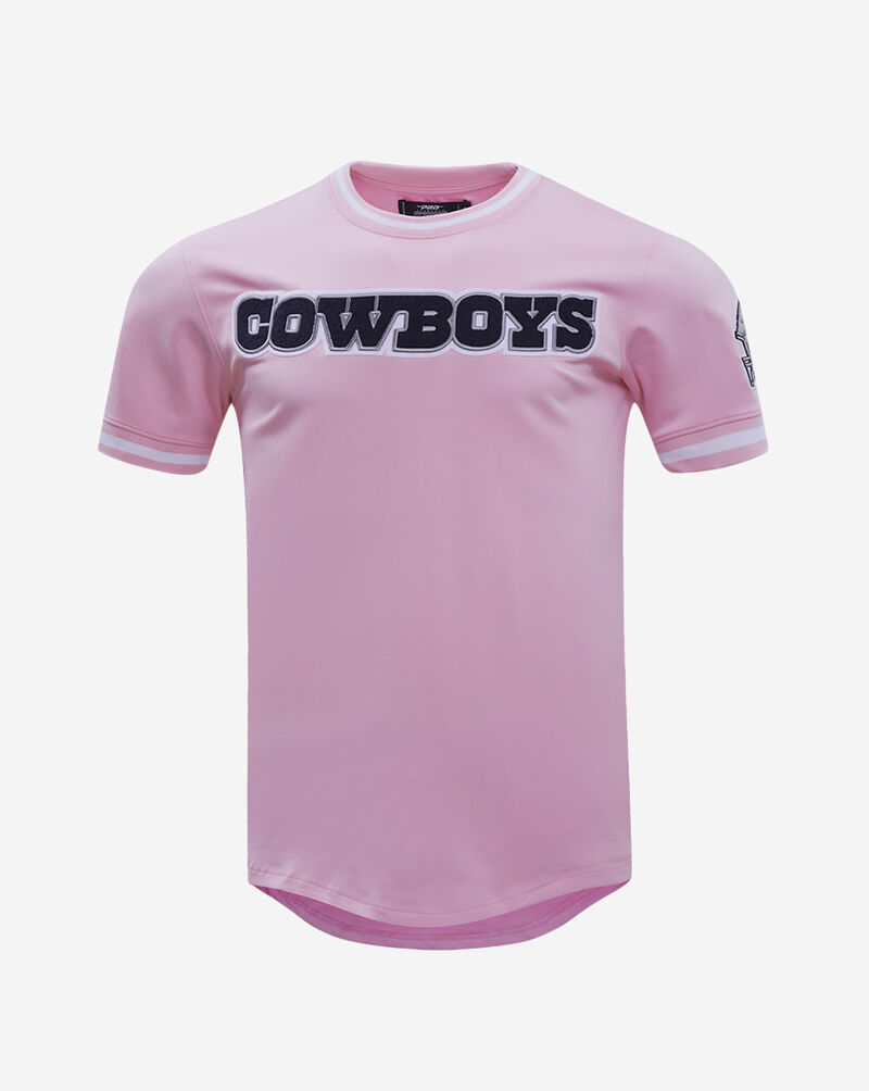 PRO STANDARD Dallas Cowboys Classic Chenille Double Knit Tee FDC1410292-PNK Pink 1