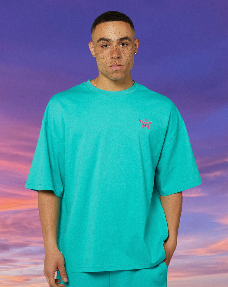 MCM MCM x SNIPES Flamingo T-Shirt SFM252-003-3-TUR Blue 2