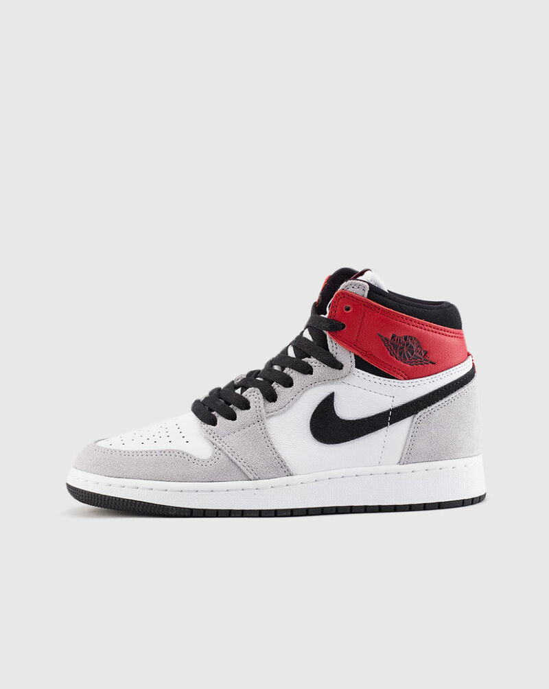 Jordan Grade School Retro Air Jordan 1 High Og &ldquo;Smoke Grey&rdquo; 575441-126 White 1