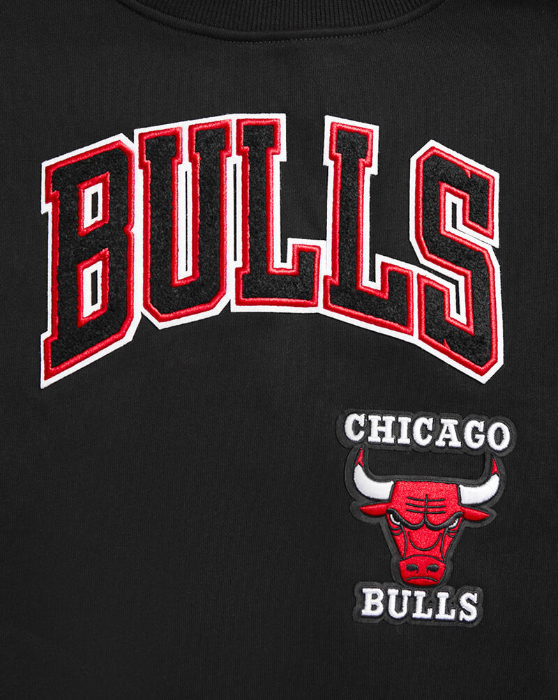 PRO STANDARD Chicago Bulls Retro Classic Fleece Crewneck BCBC56222-BKR Black 2