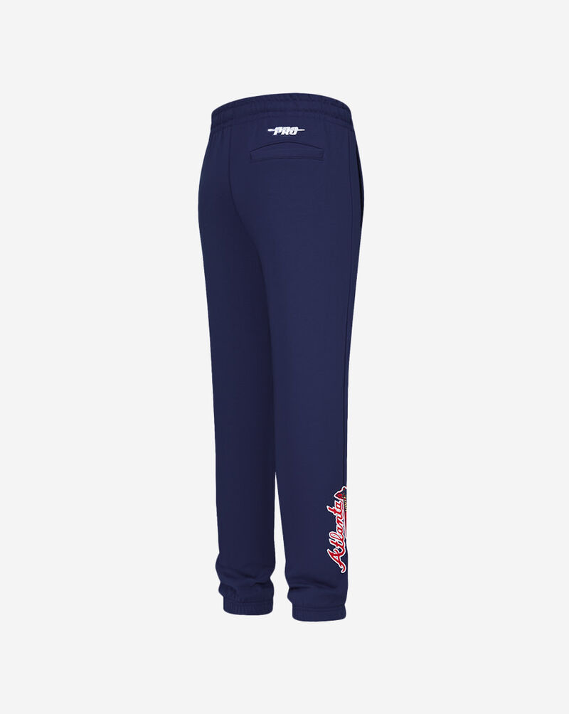 PRO STANDARD Big Boys' Atlanta Braves Classic Fleece Sweatpant LABB4315086-MDN Blue 3