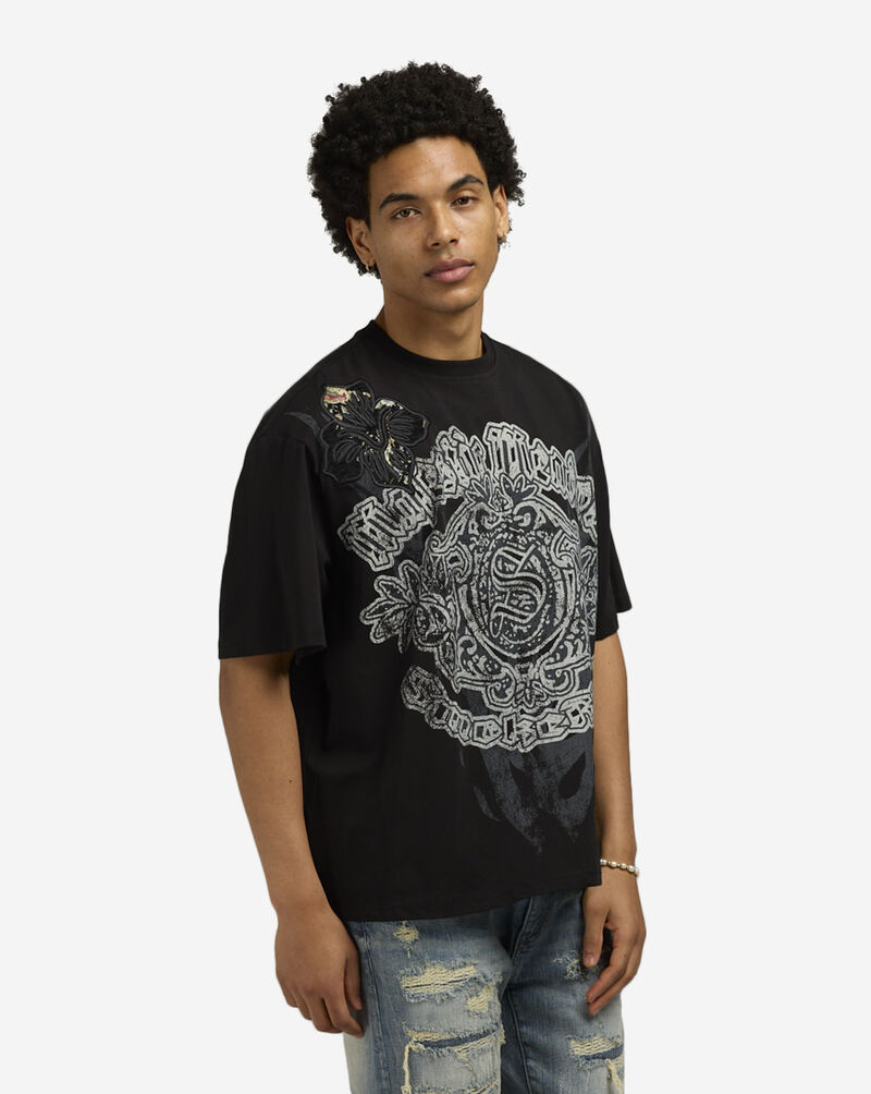 Smoke Rise Tapestry Fashion Tee KT25166SN-BLK Black 1