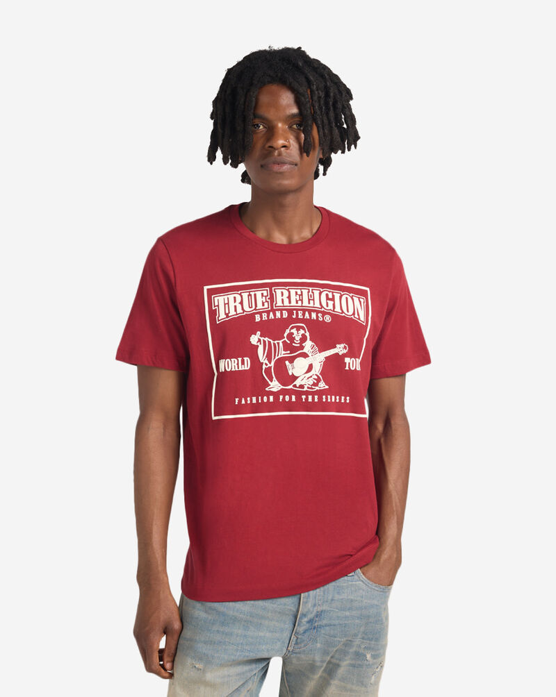True Religion Puff Crew Tee 108205-RED Red 1