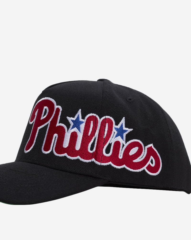 Mitchell  Ness Philadelphia Phillies Pro Pinch Adjustable Hat HP12860-PPHBLCK Black 2
