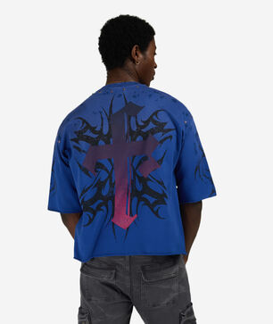 Dystopian Jewel Terry Crop Tee