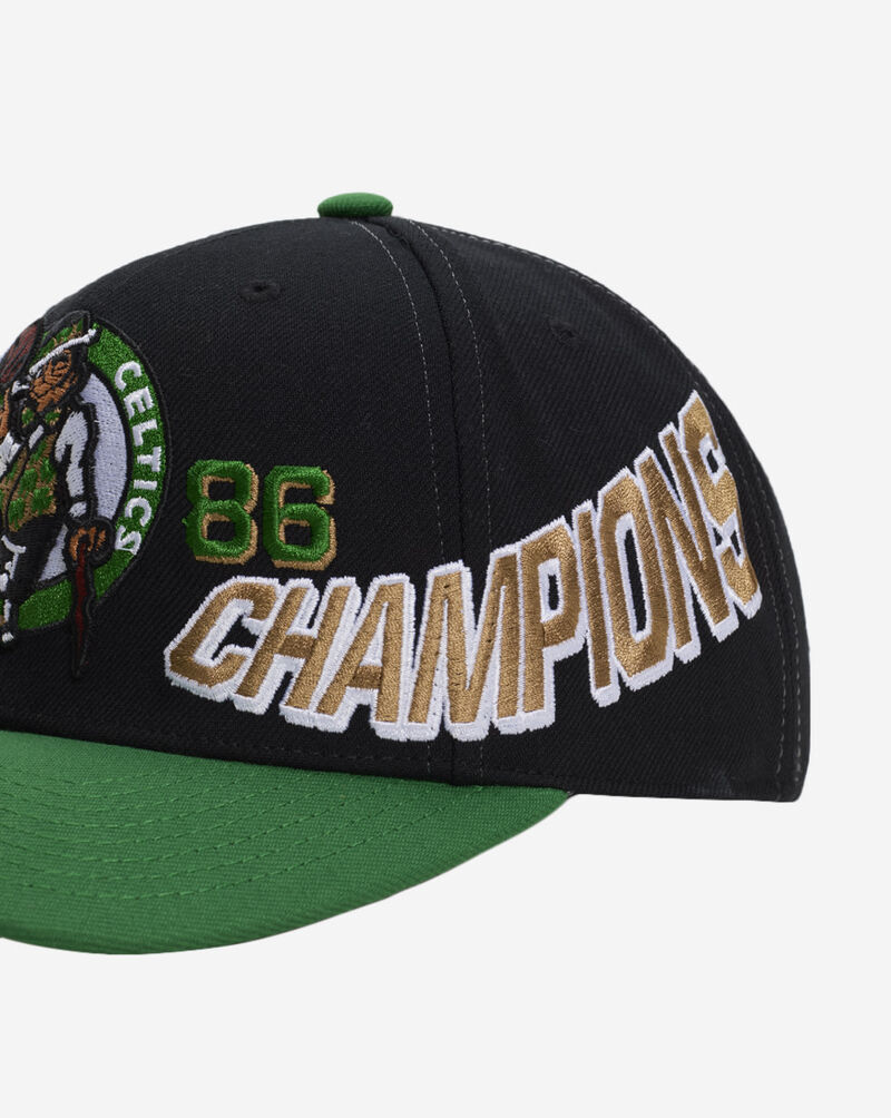 Mitchell  Ness Boston Celtics Pro Crown Championship Snapback Hat HP14989-BCEBKGN Black 2