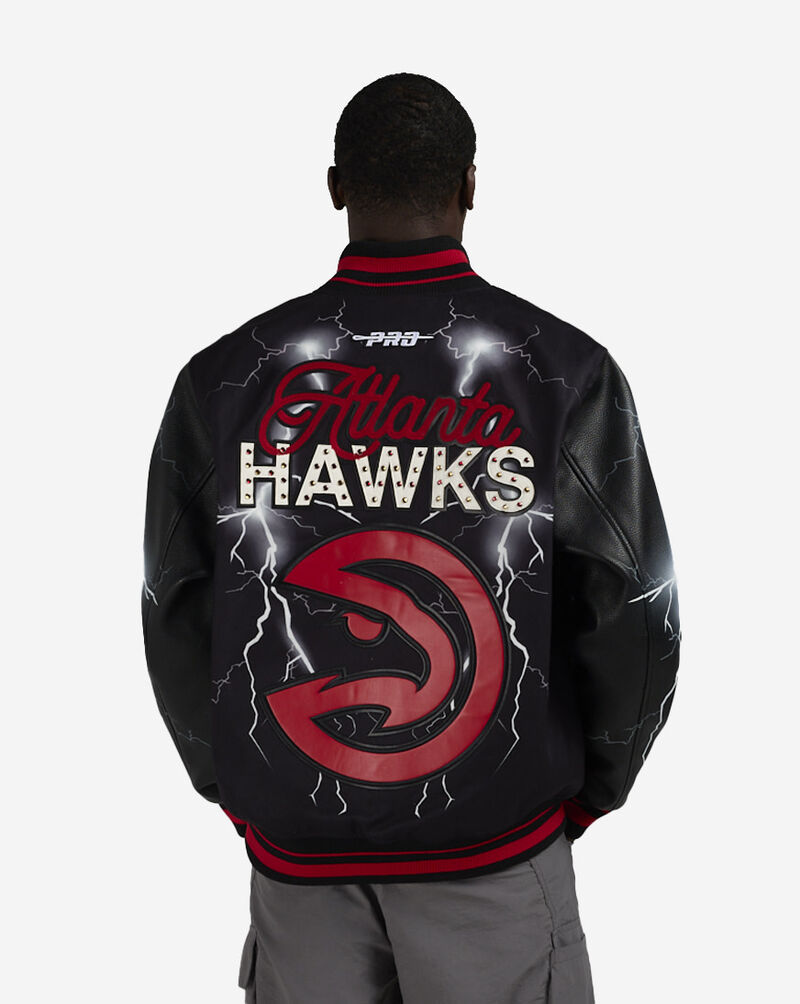 PRO STANDARD Atlanta Hawks Lightning Jacket BAH6517043-BRK Black 2